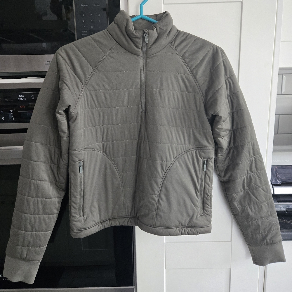 Olive Quilted Jacket